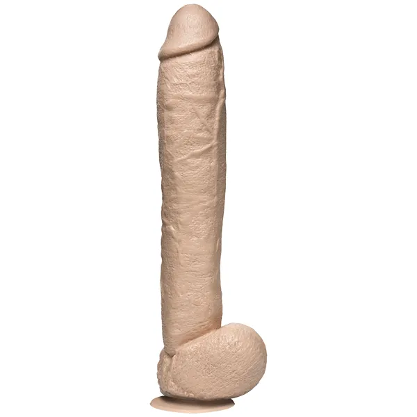 12 Inch Natural Dong with Balls