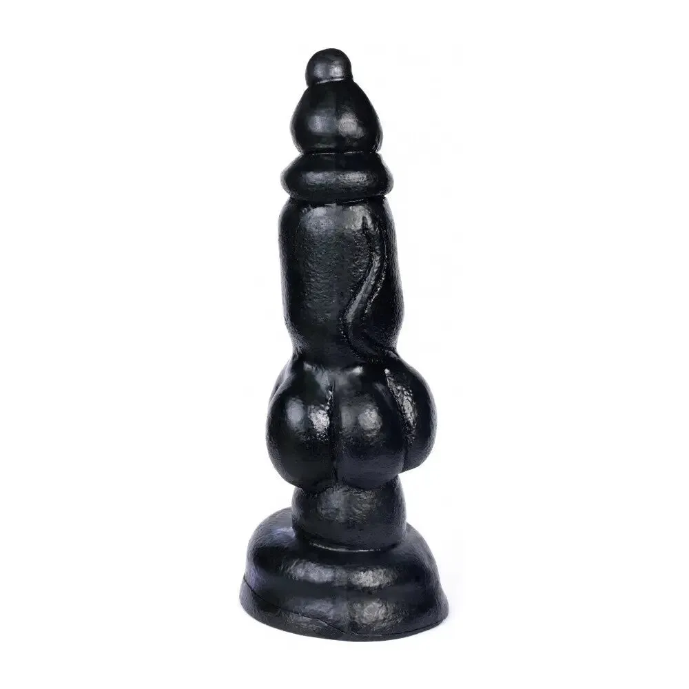 13-inch Black Massive Realistic Dildo with Suction Cup