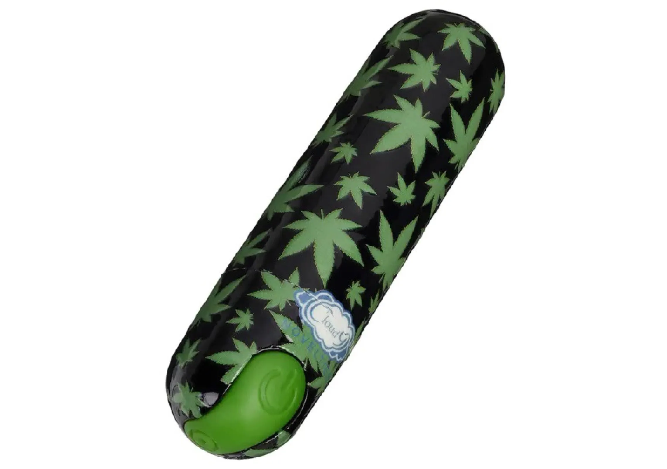 420 Stubby Vibe Cannabis Leaf - Black/green