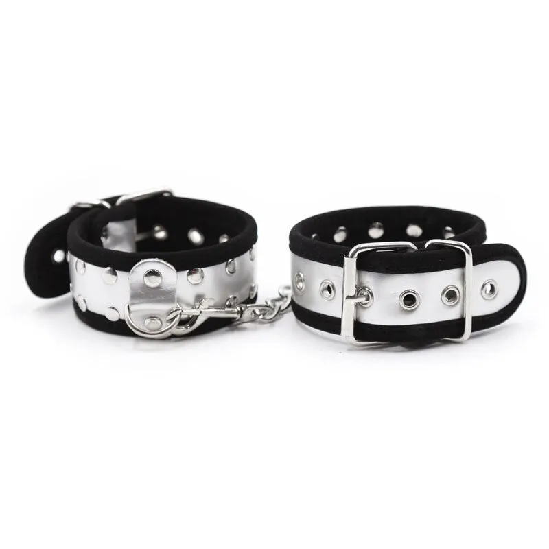 Adjustable Metal Slave Hand Ankle Cuffs