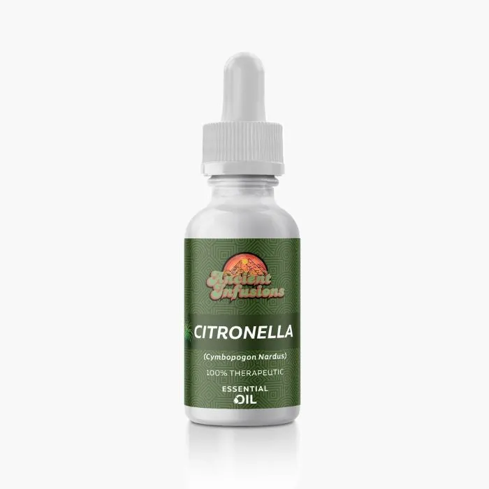 Ancient Infusions Citronella Essential Oil - Pure Therapeutic Grade Aromatherapy for Refreshment and Outdoor Harmony