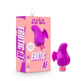 Aria Erotic AF Plum Finger Vibrator