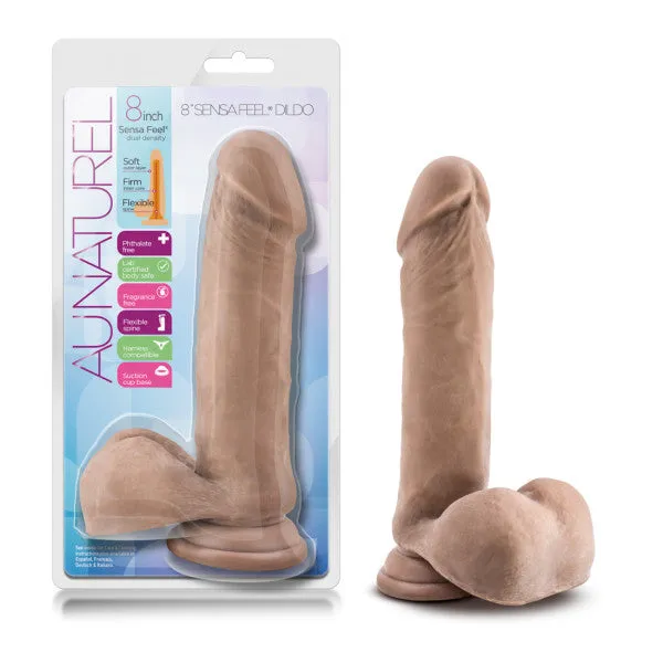 Au Naturel 8 Sensa Feel Dildo Latin "