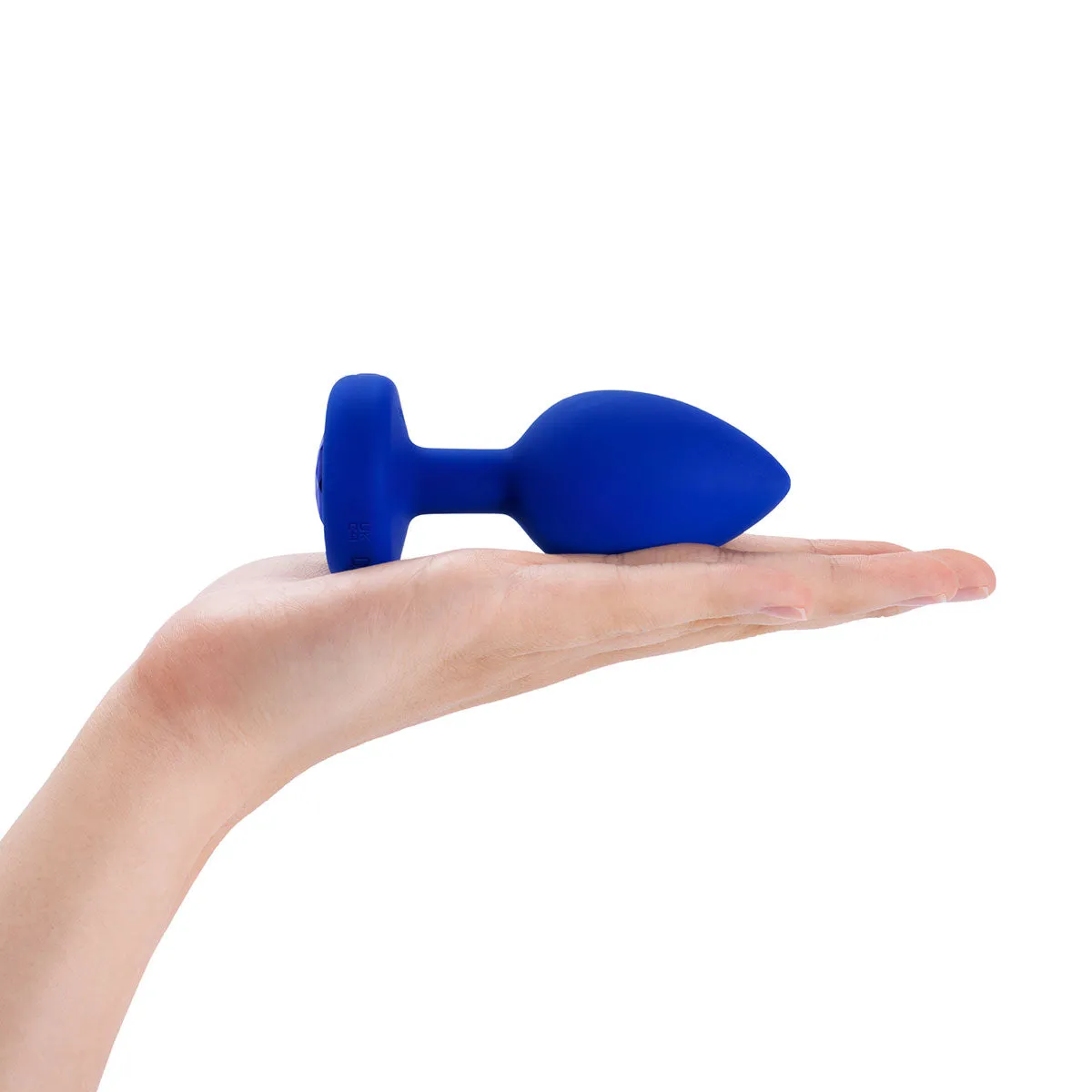 B-Vibe Vibrating Jewel Plug L/XL - Blue Sapphire