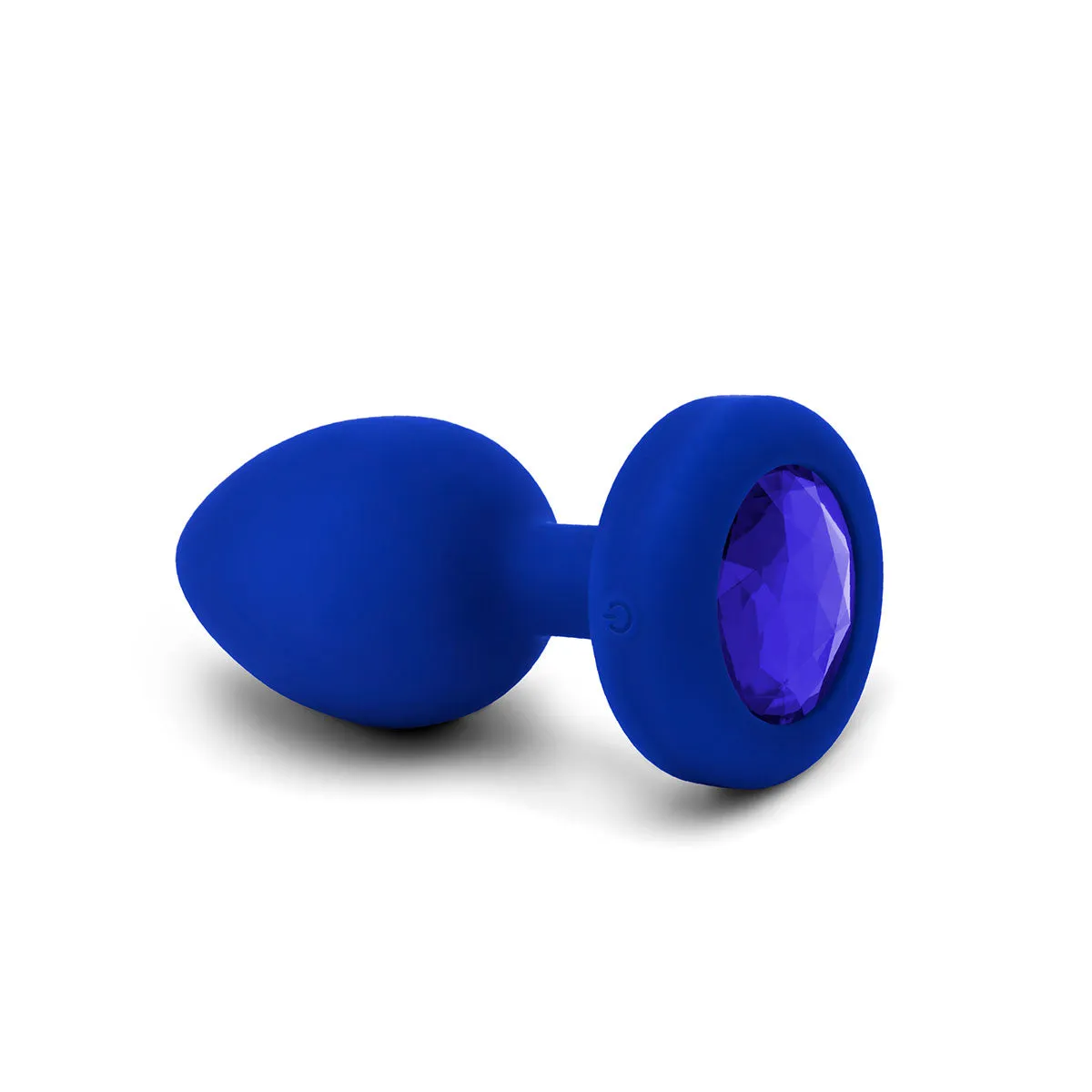 B-Vibe Vibrating Jewel Plug L/XL - Blue Sapphire