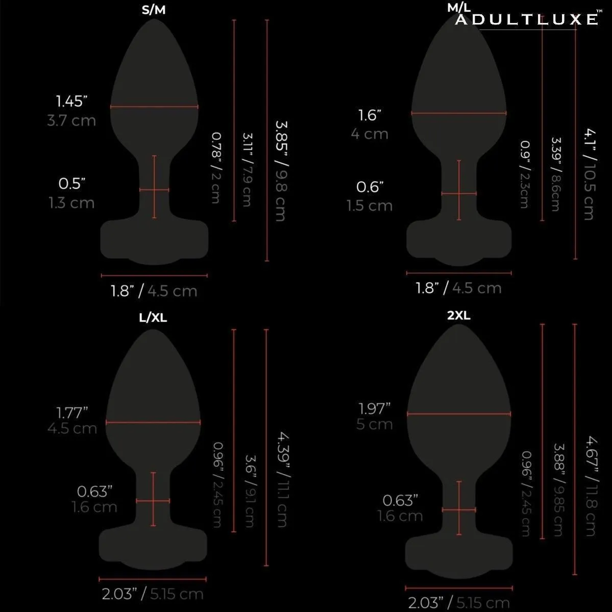 B-Vibe Vibrating Jewel Plug with Remote