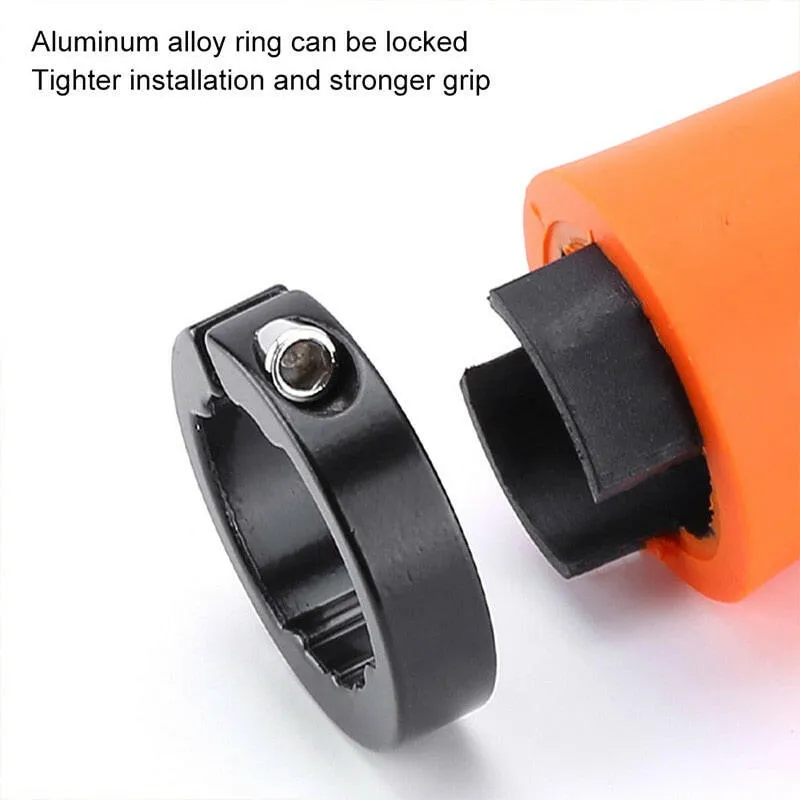 Bicycle Handlebar Grip Lock On Mountain Bike Grip Soft Rubber MTB Cuffs 22.2mm Bicycle Handle Cover Non-slip Bike Handles