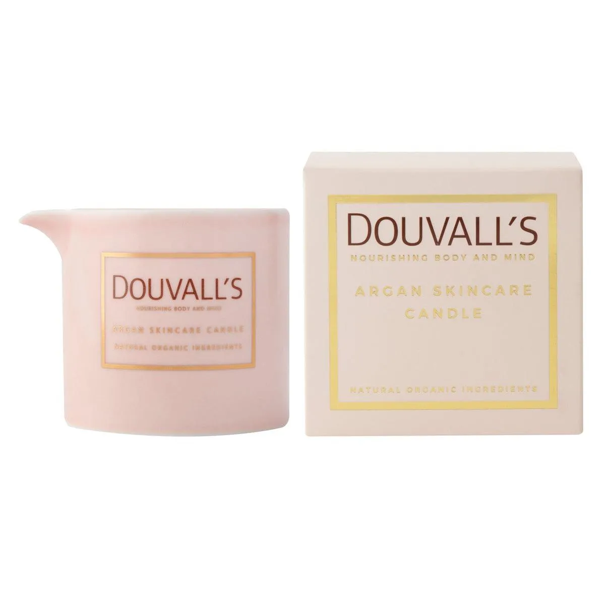 Douvall's Organic Argan Skincare Candle, Forbidden Spices, 180ml