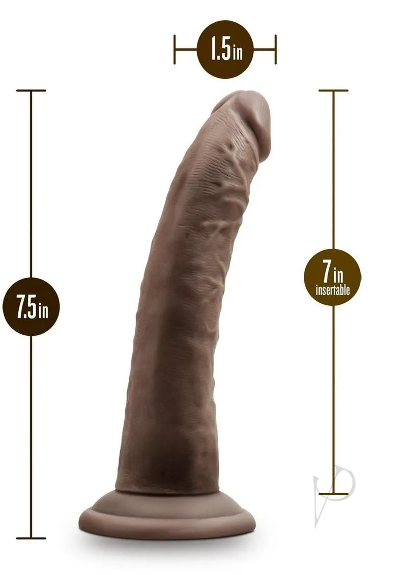 Dr Skin Plus Posable Dildo 7 Chocolate