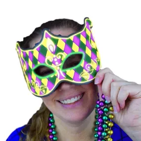 EL Electroluminescent Mardi Gras Mask Sound Activated