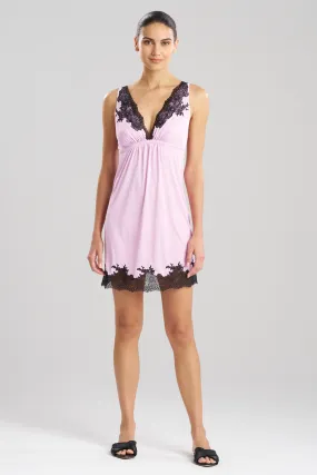 Enchant V-Neck Lace Applique Chemise