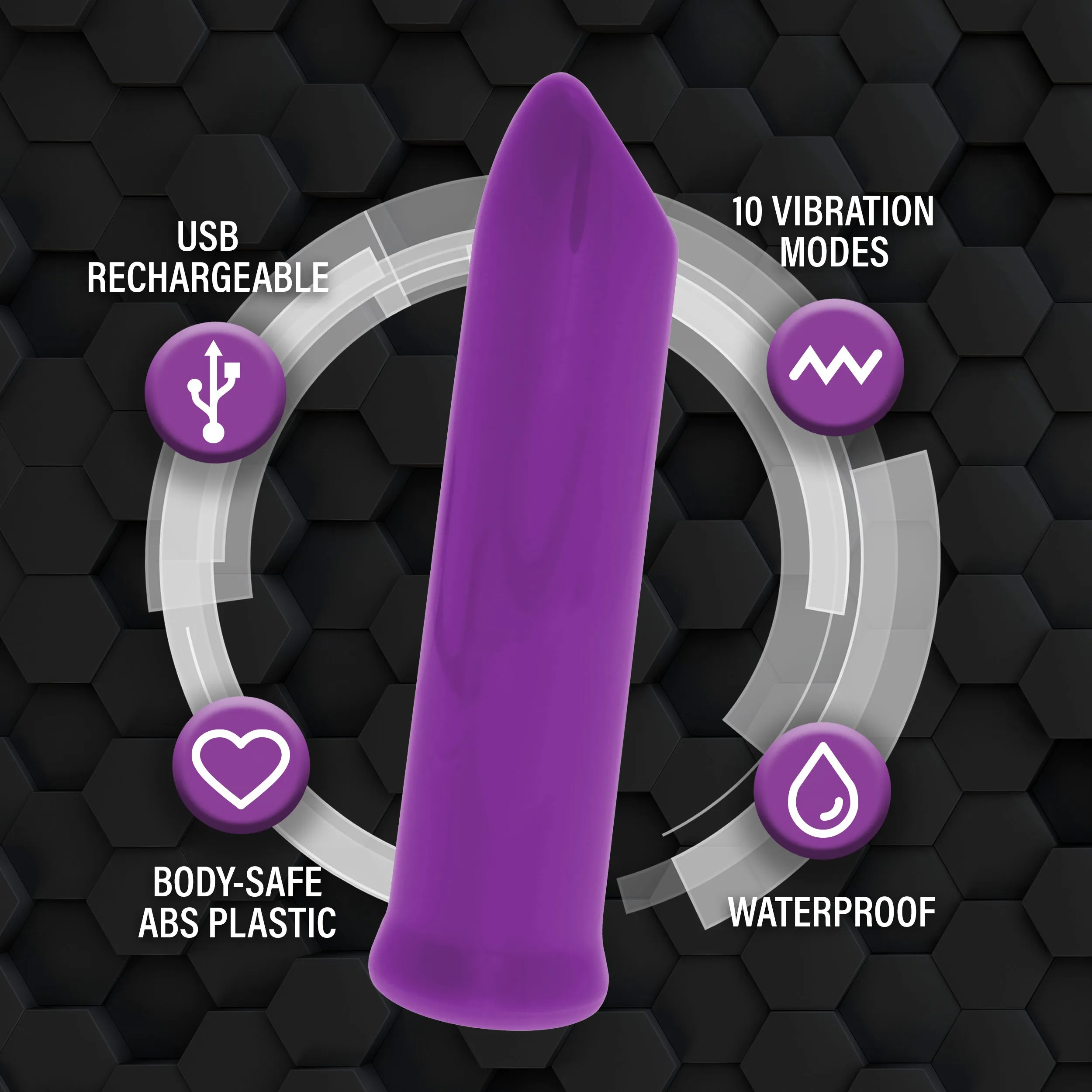 Extreme Power Lipstick Bullet Vibrator - The Quakey