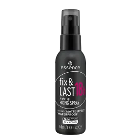 fix and LAST 18h make-up fixing spray