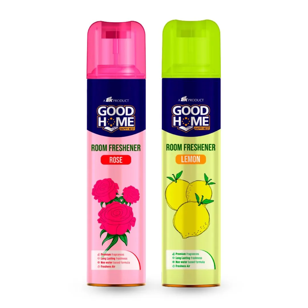 Good Home Room Freshener Whispers of Passion Rose and Lemony Zest Lemon (Pack of 2)