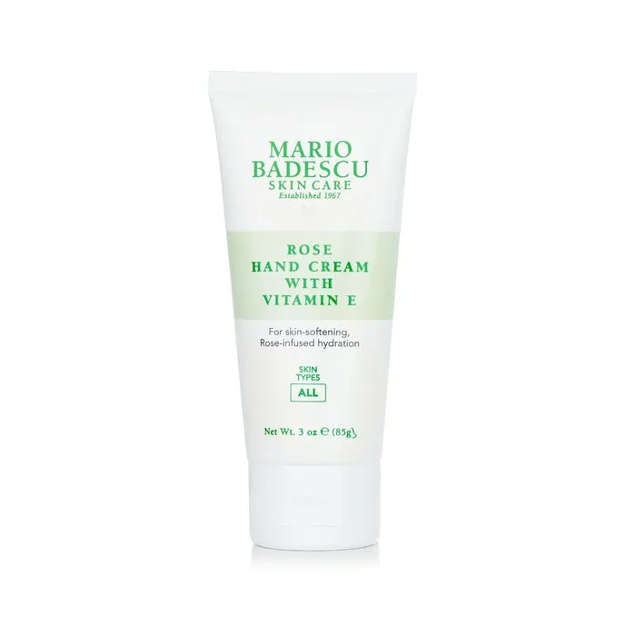 Hand Cream With Vitamin E - Rose - 85g/3oz