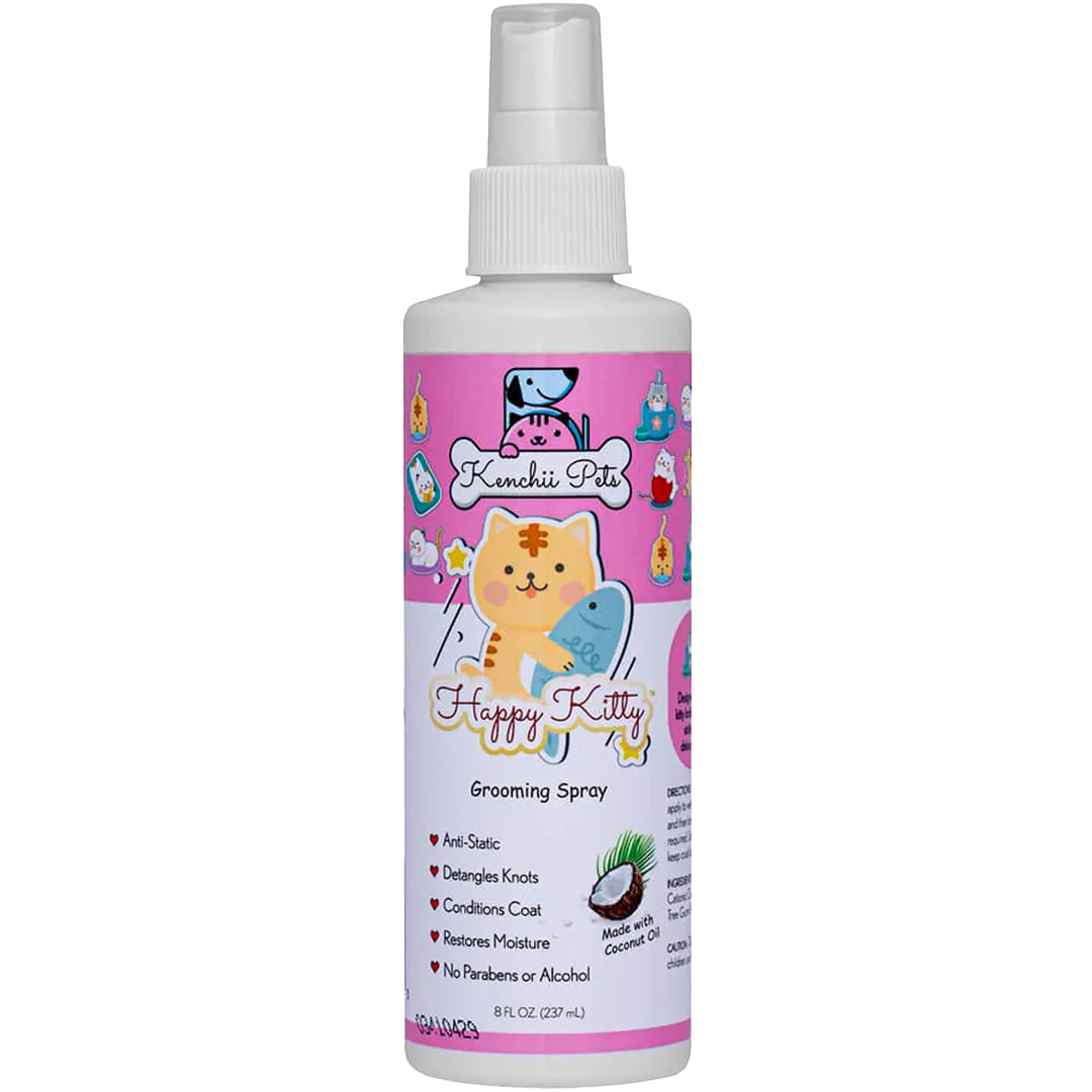 Happy Kitty Grooming Spray 8oz by Kenchii