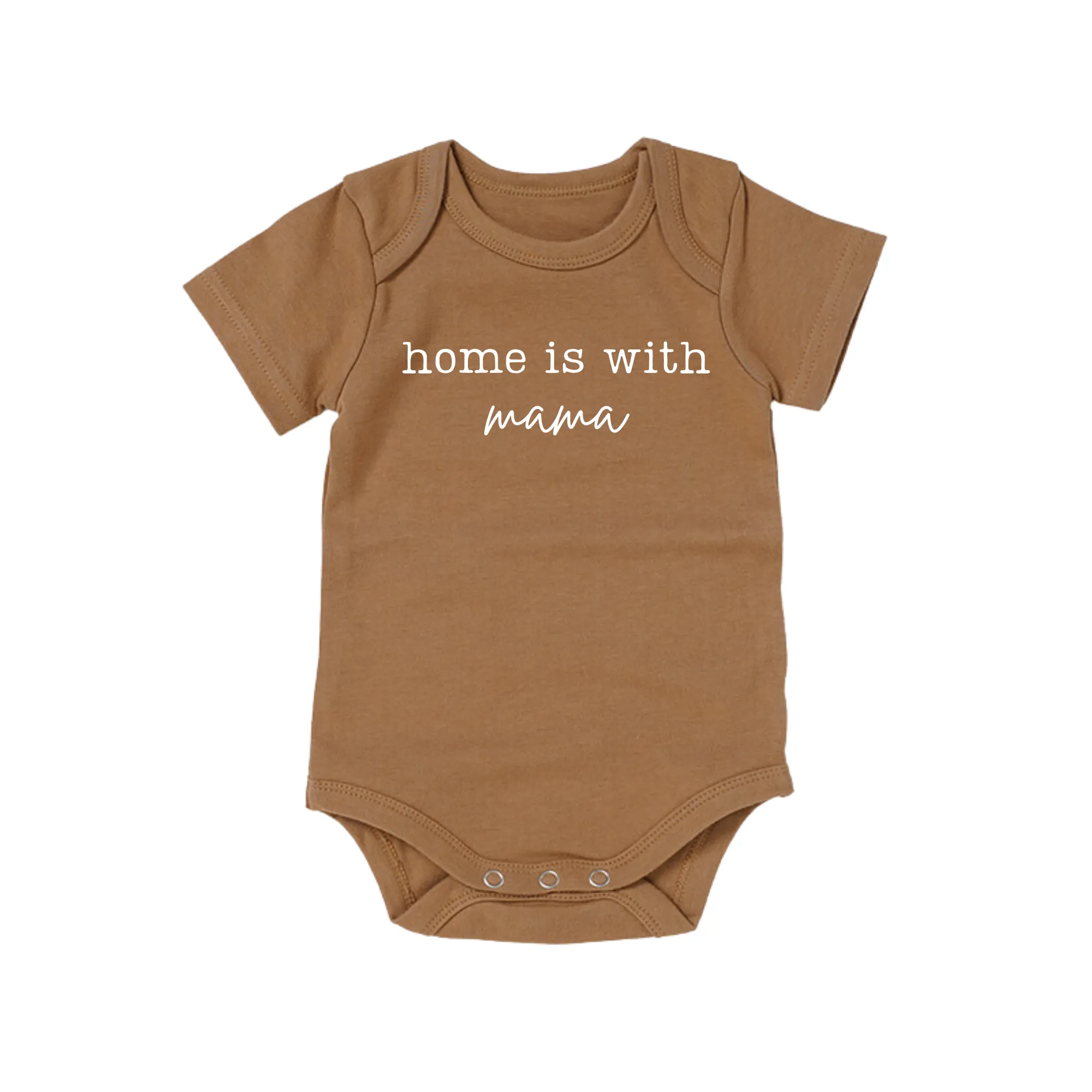 Home is with Mama Organic Bodysuit