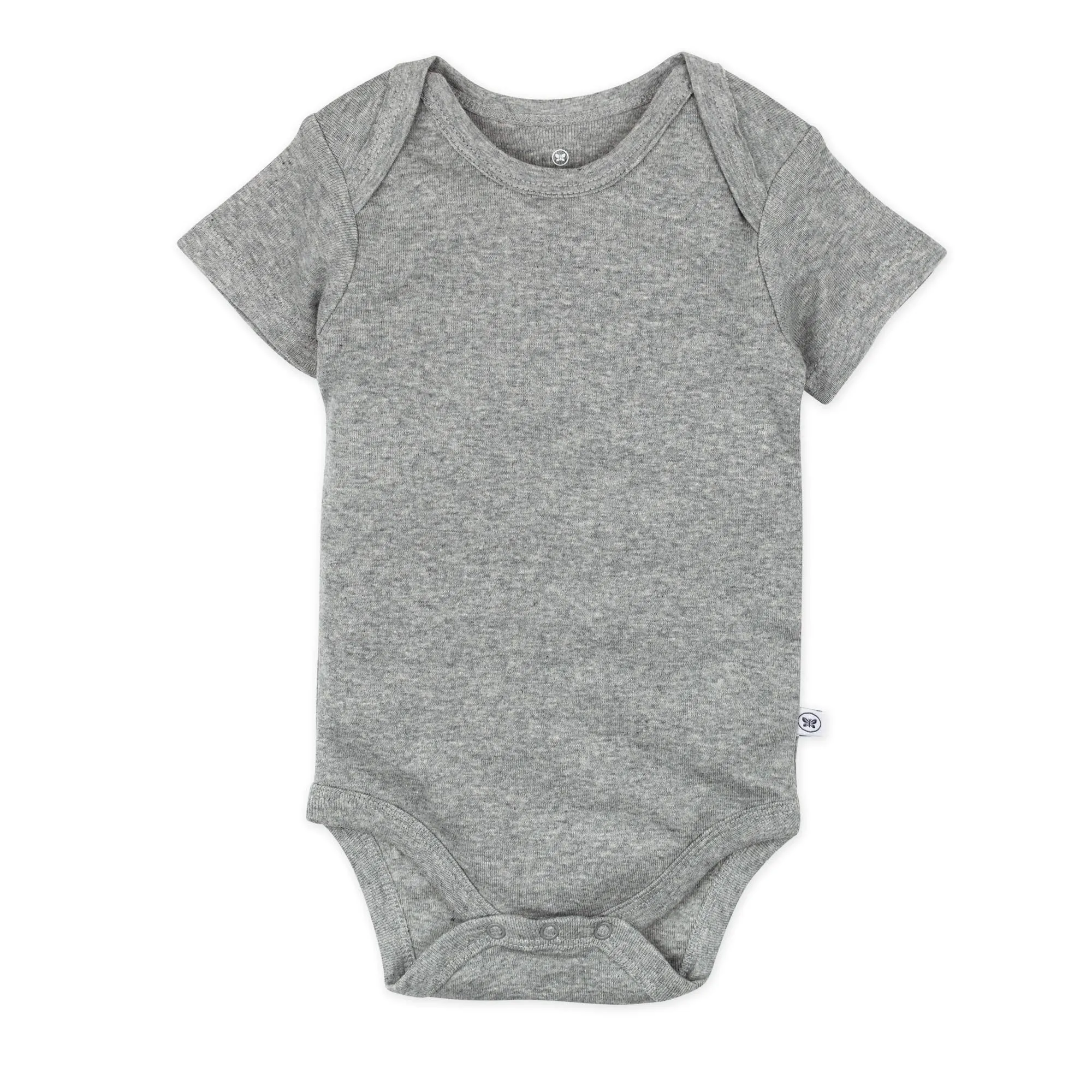 HonestBaby: Organic Cotton Short-Sleeve Baby Bodysuits - 100% GOTS Certified (Pack of 5)