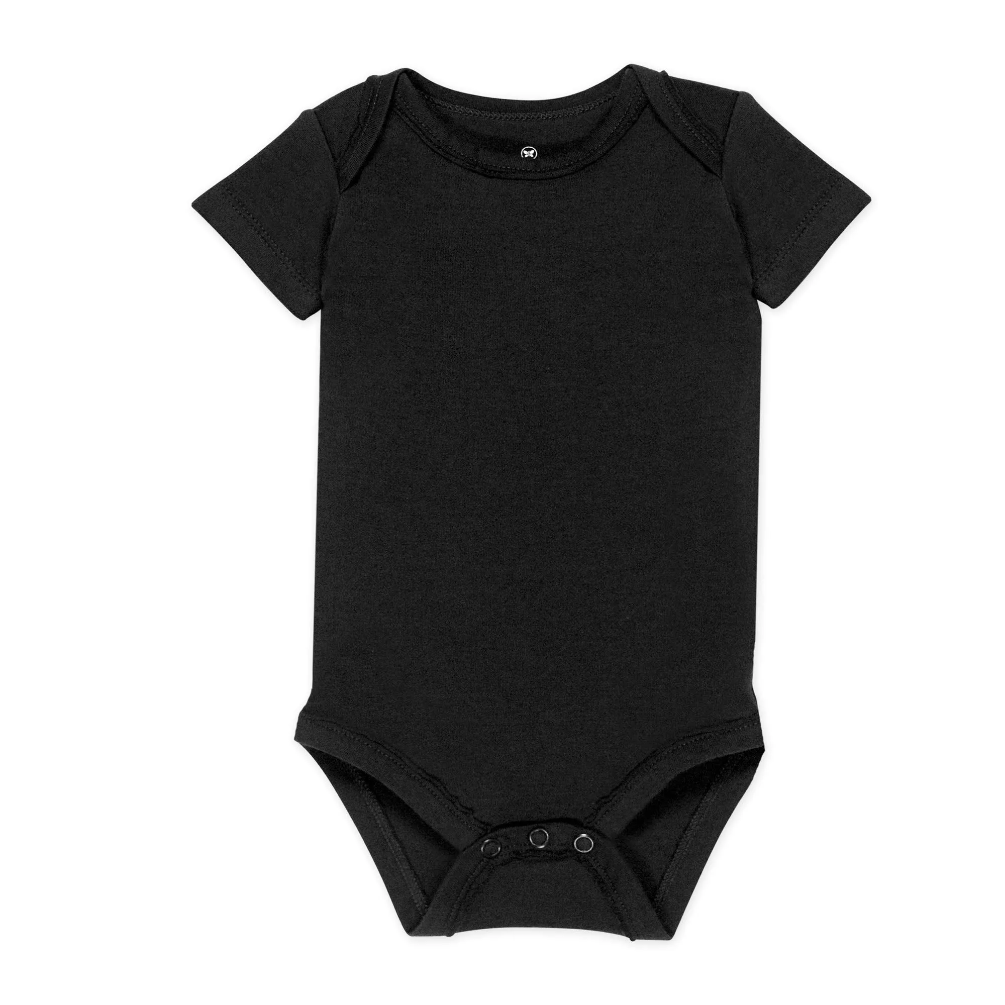 HonestBaby: Organic Cotton Short-Sleeve Baby Bodysuits - 100% GOTS Certified (Pack of 5)