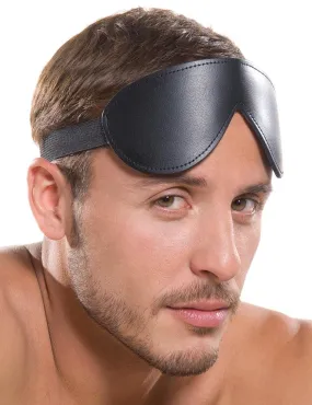 KinkLab Bondage Basics Padded Leather Blindfold