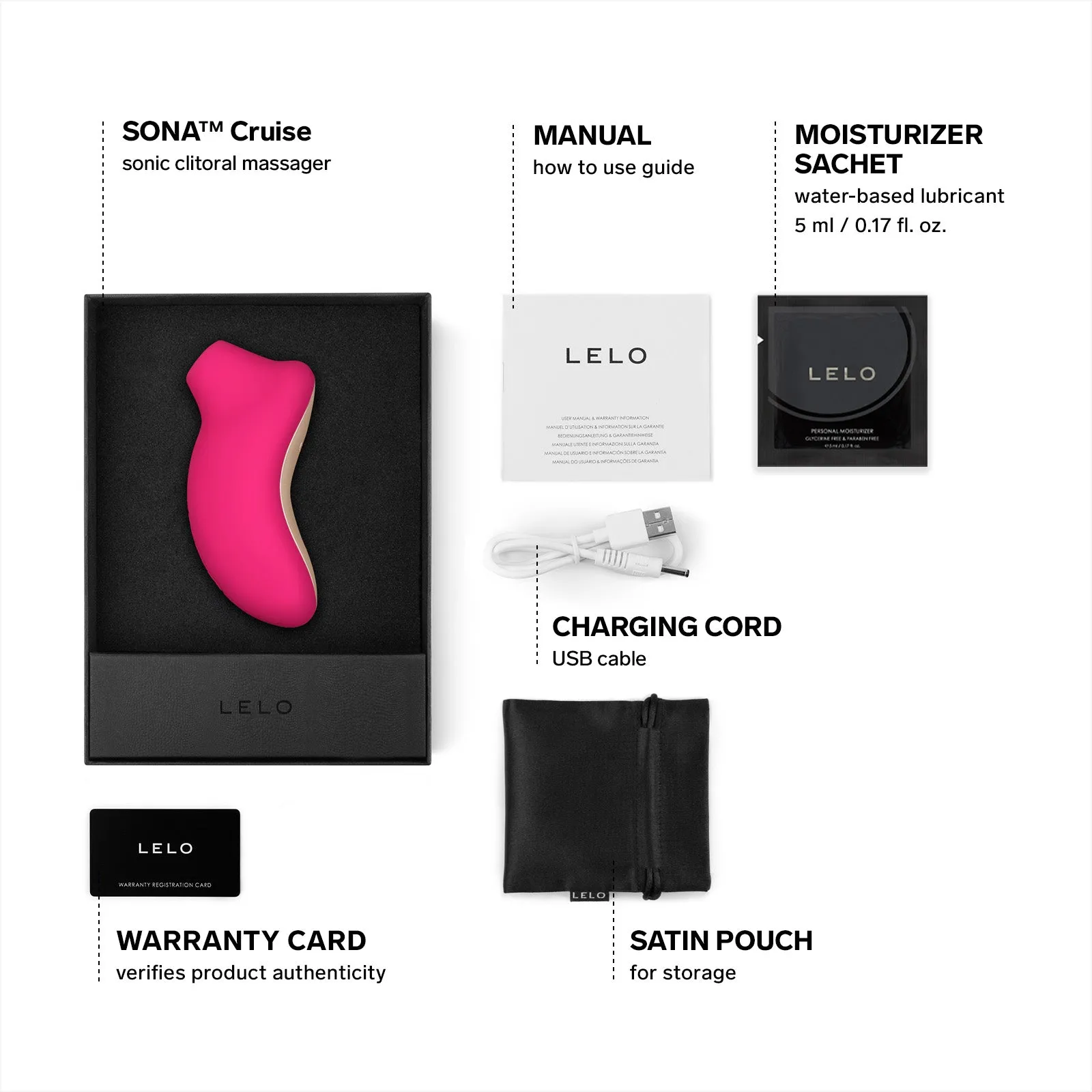 LELO Sona Cruise Clitoral Suction Vibrator