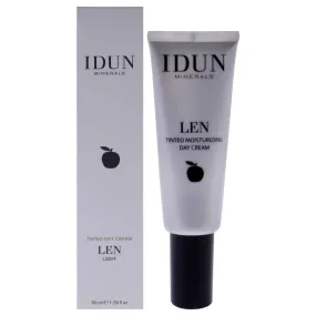 Len Tinted Day Cream - 402 Light by Idun Minerals for Women - 1.76 oz Cream