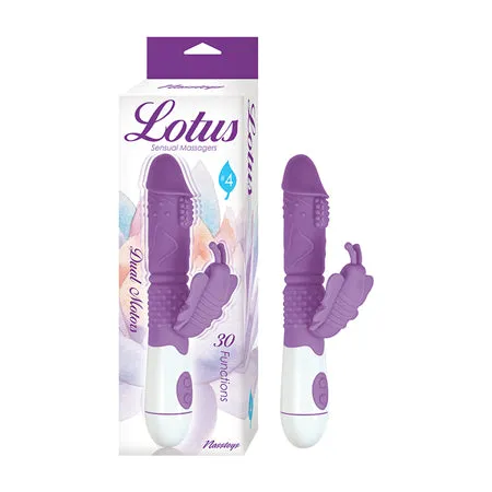 Lotus Sensual Massagers #4 Purple