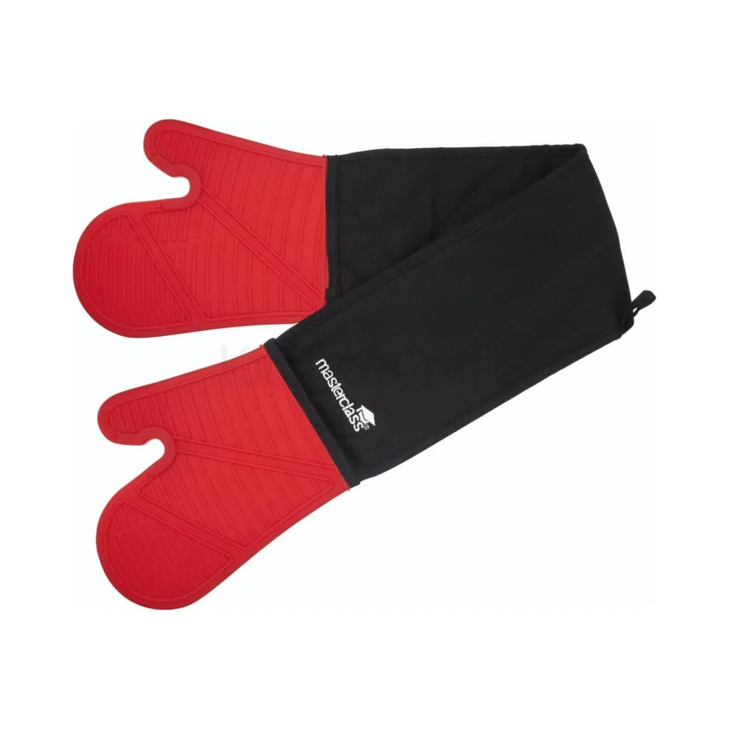 MasterClass Silicone Double Oven Glove Red