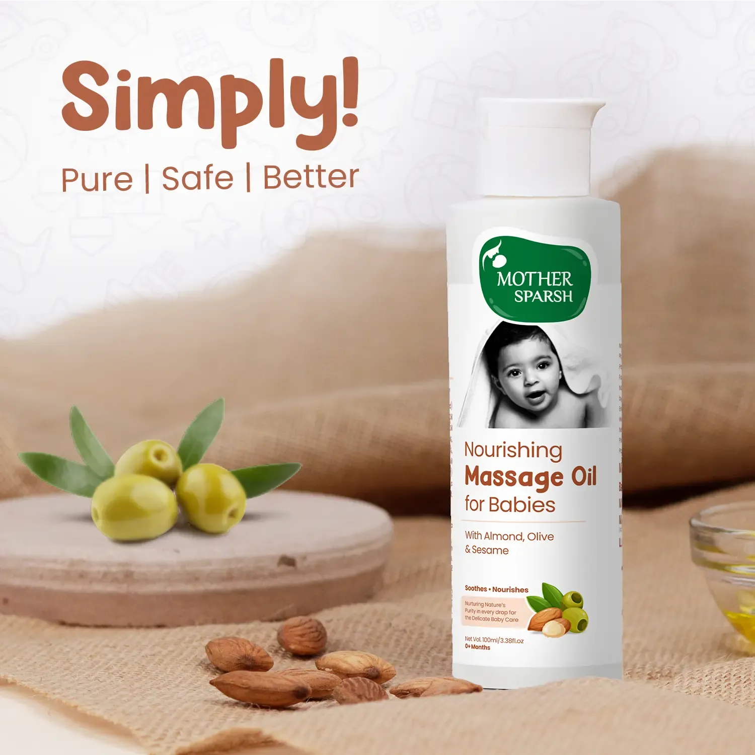 Nourishing Baby Massage Oil for Babies