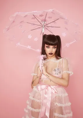 Oh Delicate Me Mesh Umbrella