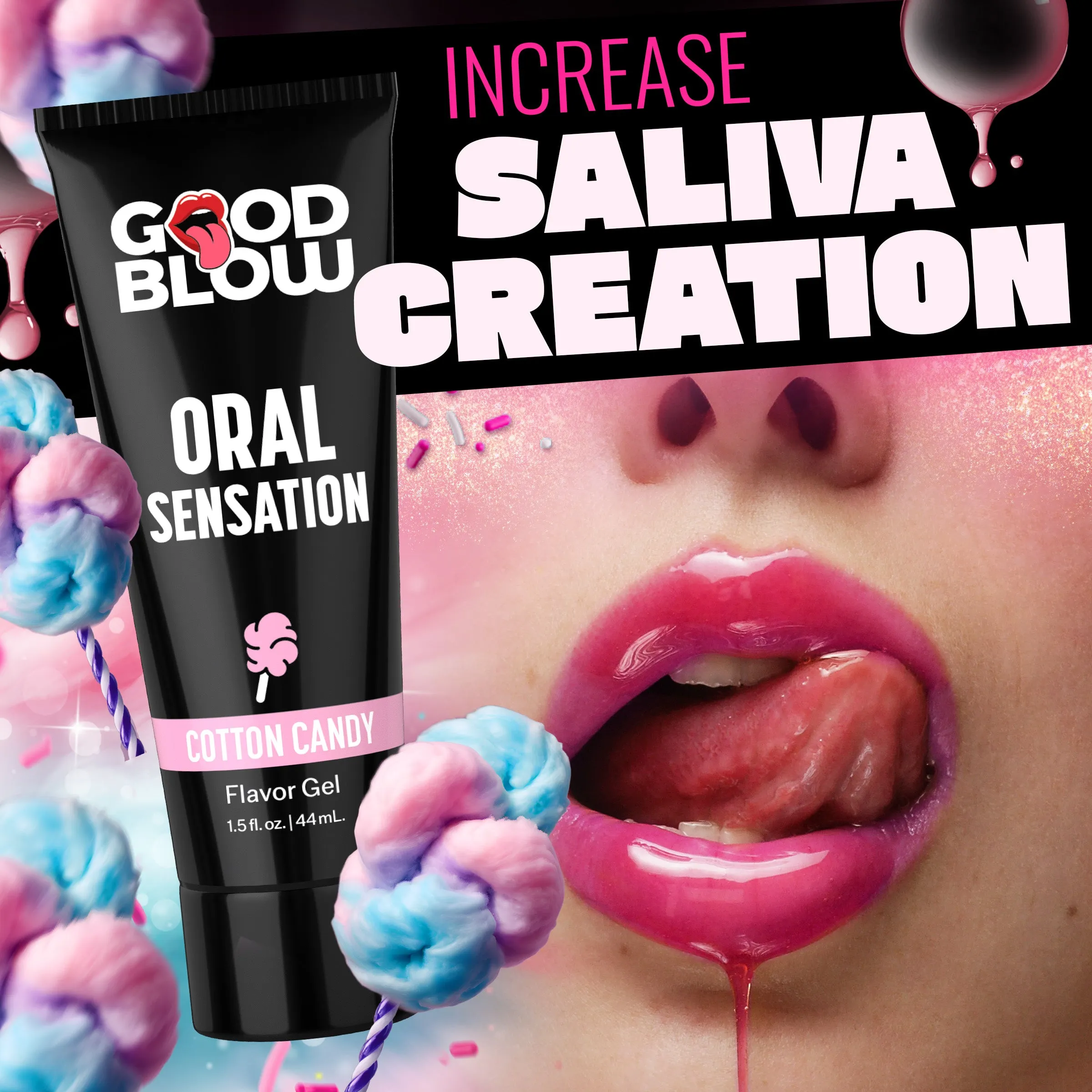 Oral Sensation Gel - Cotton Candy