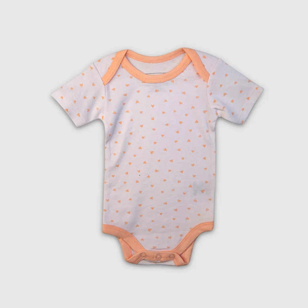 Peach Blossom Baby Bodysuit Set