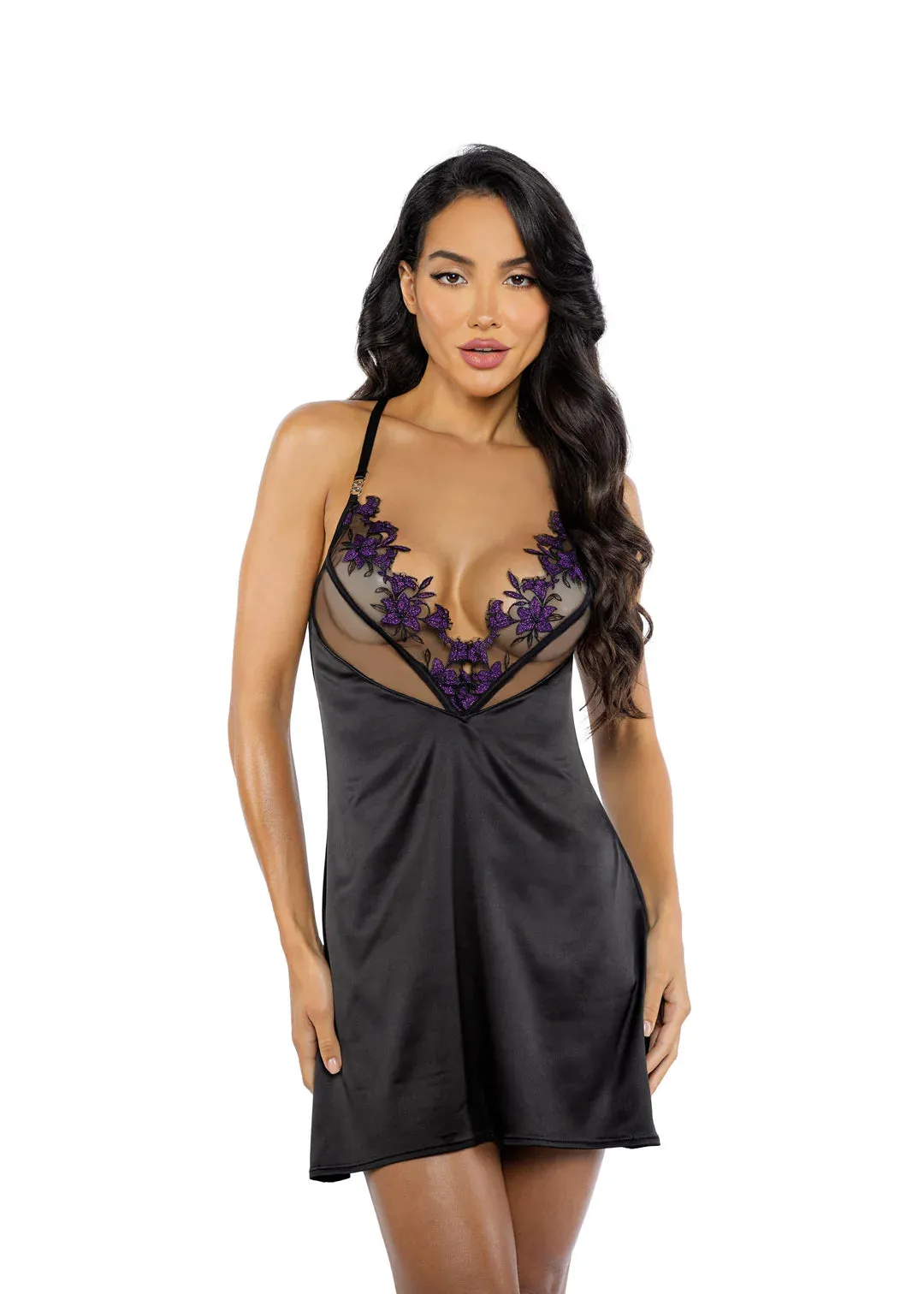 Queen Dark Romance Sleepwear Chemise