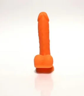 Rascal The Player Glow Dual Layer Orange Dildo