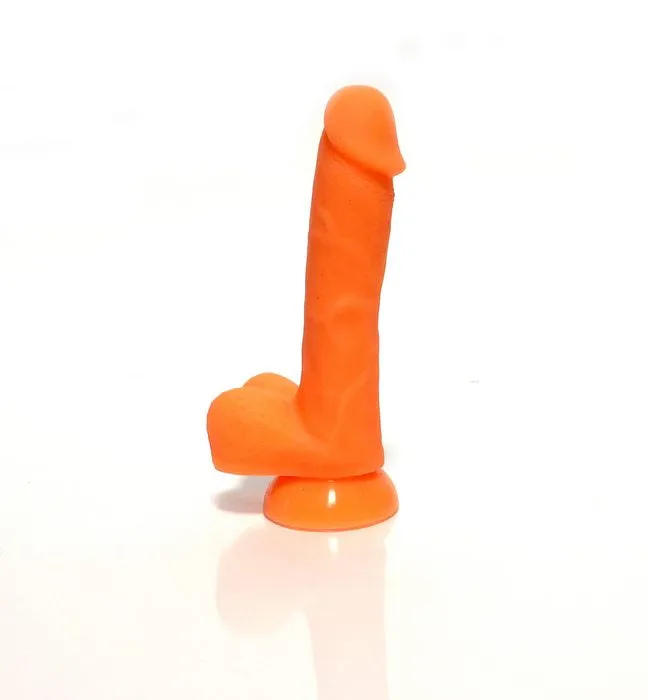 Rascal The Player Glow Dual Layer Orange Dildo