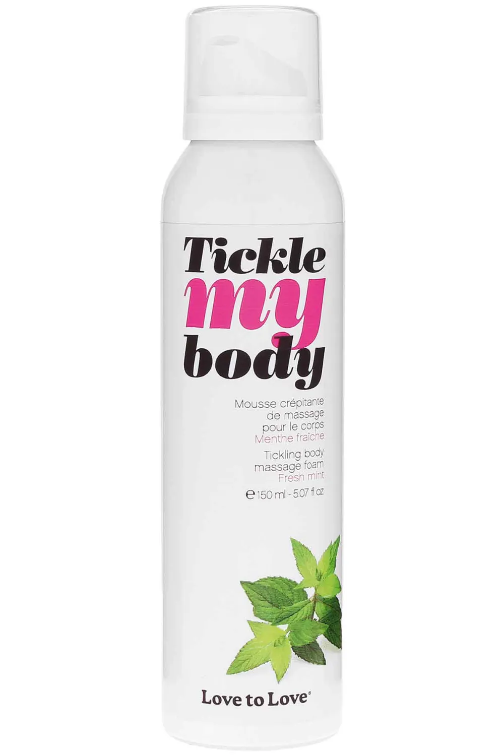 Tickle My Body Massage Foam Fresh Mint 150ml