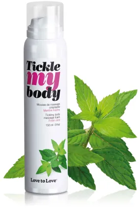 Tickle My Body Massage Foam Fresh Mint 150ml