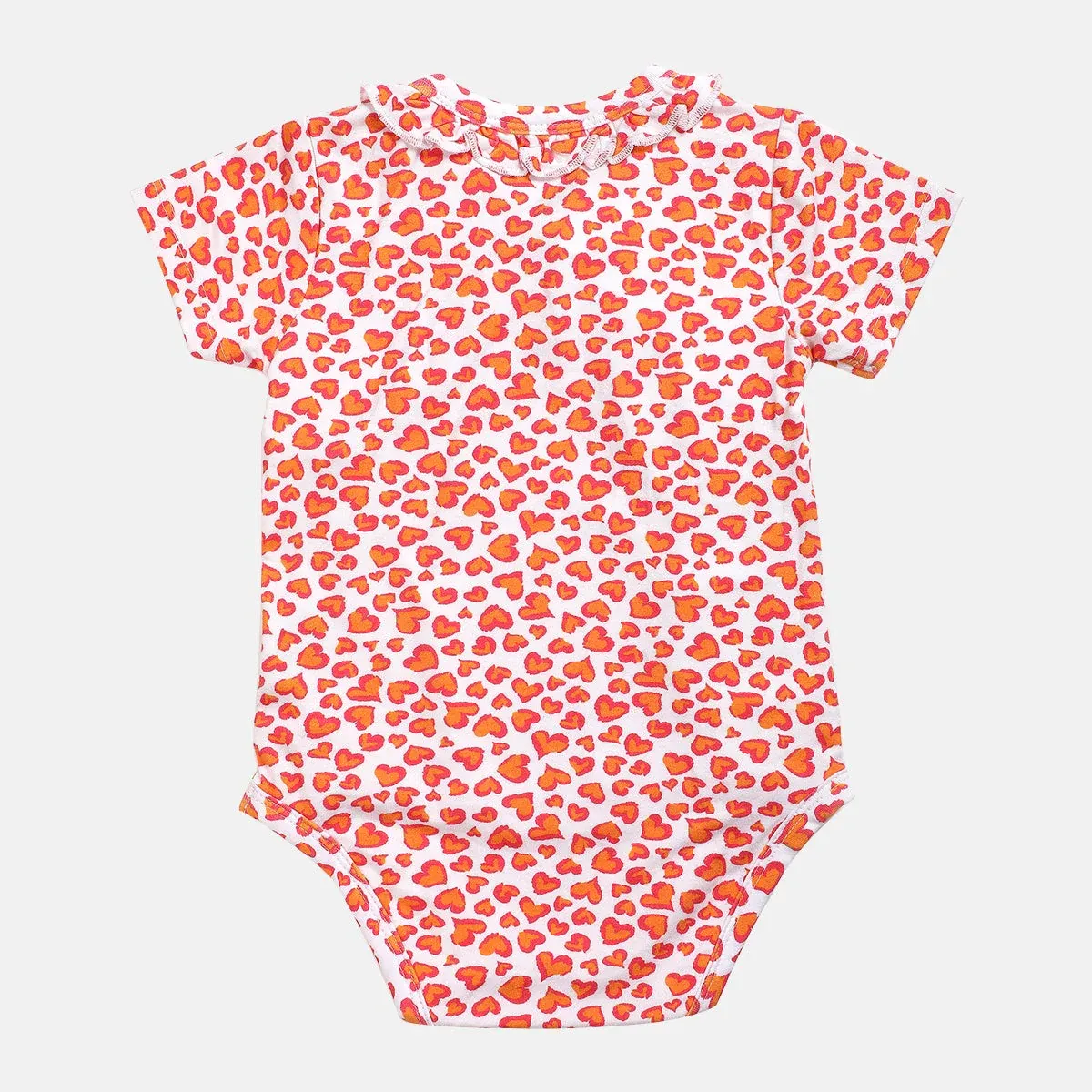 Tiny Hearts Side-snap Bamboo Bodysuit