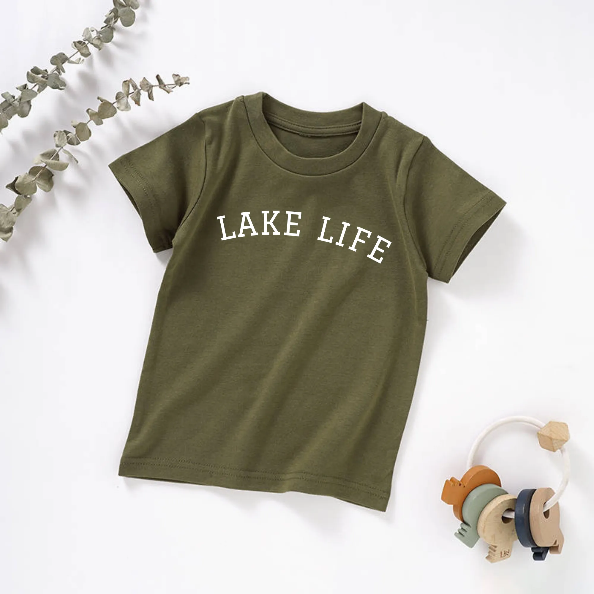 Varsity Lake Life Organic Toddler Tee