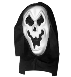 White Ghost Hooded Mask