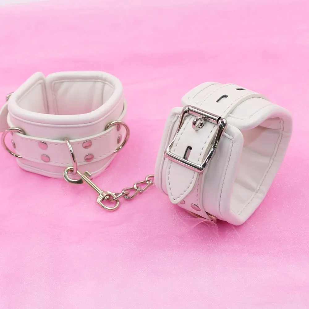 White Vegan Luxury Cuffs